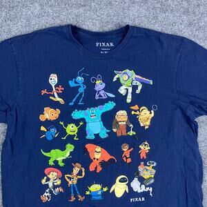 Pixar Characters Navy Short Sleeve Tee
